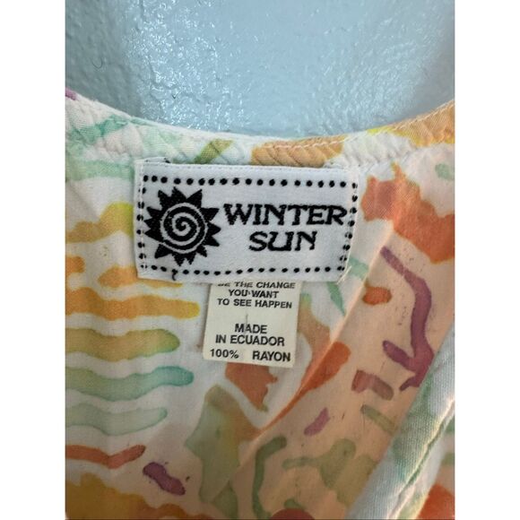Winter Sun Beachy Vintage 90s Tank L - Picture 3 of 4